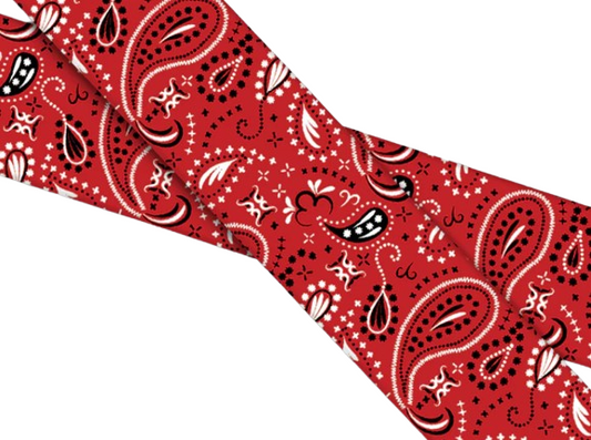 Collier bandana rouge